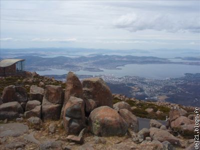 Vue sur Hobart